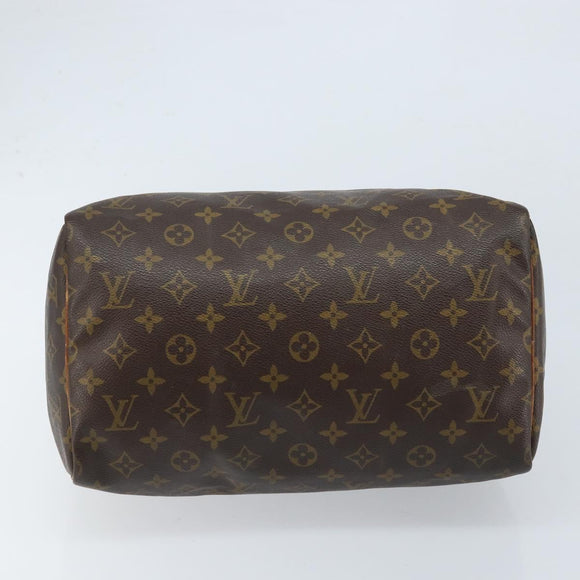 LOUIS VUITTON Monogram Speedy 30 Handtasche M41526 LV Auth hk3444