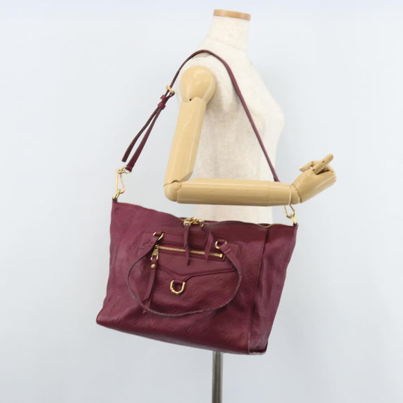 LOUIS VUITTON Monogram Empreinte Lumineuse PM Bag Oroll M94046 LV Auth hk3449