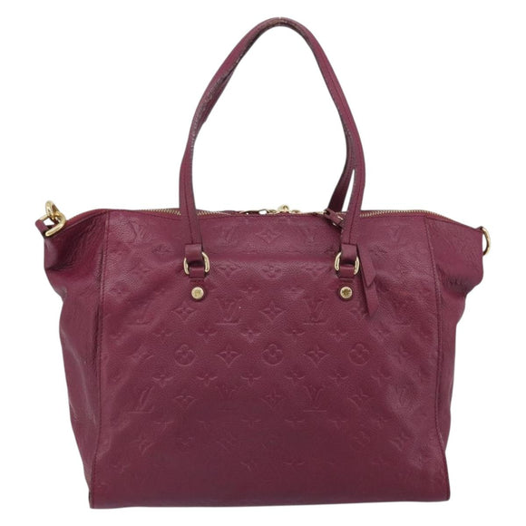 LOUIS VUITTON Monogram Empreinte Lumineuse PM Bag Oroll M94046 LV Auth hk3449