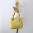 LOUIS VUITTON Monogram Vernis Houston Hand Bag Gris M91053 LV Auth hk3454-23