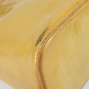 LOUIS VUITTON Monogram Vernis Houston Hand Bag Beige M91004 LV Auth hk3455-15