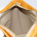 LOUIS VUITTON Monogram Vernis Houston Hand Bag Beige M91004 LV Auth hk3455-21