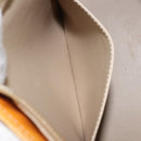 LOUIS VUITTON Monogram Vernis Houston Hand Bag Beige M91004 LV Auth hk3455-25