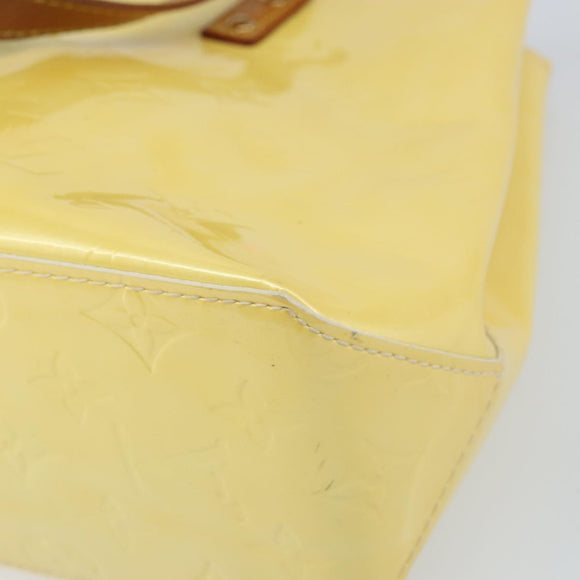 LOUIS VUITTON Monogram Vernis Reade PM Hand Bag Perle M91336 LV Auth hk3456