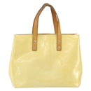 LOUIS VUITTON Monogram Vernis Reade PM Hand Bag Perle M91336 LV Auth hk3456-13