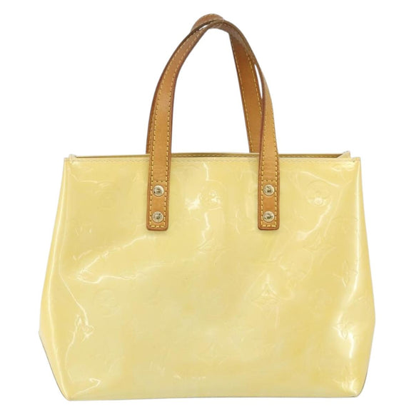 LOUIS VUITTON Monogram Vernis Reade PM Hand Bag Perle M91336 LV Auth hk3456