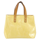 LOUIS VUITTON Monogram Vernis Reade PM Hand Bag Perle M91336 LV Auth hk3456-2