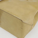 LOUIS VUITTON Monogram Vernis Reade PM Hand Bag Beige M91334 LV Auth hk3457-12