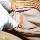 LOUIS VUITTON Monogram Vernis Reade PM Hand Bag Beige M91334 LV Auth hk3457-20