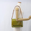 LOUIS VUITTON Monogram Vernis Thompson Street Tasche Babyblau M91009 Auth hk3458-21