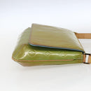 LOUIS VUITTON Monogram Vernis Thompson Street Tasche Babyblau M91009 Auth hk3458-4