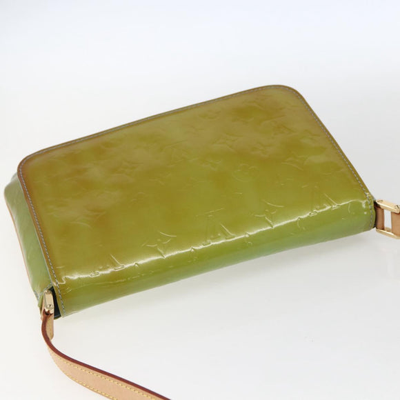 LOUIS VUITTON Monogram Vernis Thompson Street Tasche Babyblau M91009 Auth hk3458