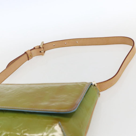 LOUIS VUITTON Monogram Vernis Thompson Street Tasche Babyblau M91009 Auth hk3458