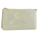 LOUIS VUITTON Monogram Vernis Lexington Accessory Pouch Gris M91056 Auth hk3460-1