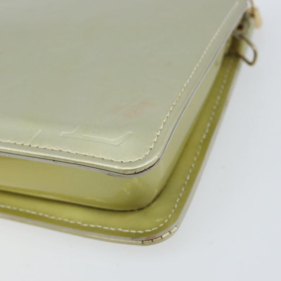 LOUIS VUITTON Monogram Vernis Lexington Accessory Pouch Gris M91056 Auth hk3460