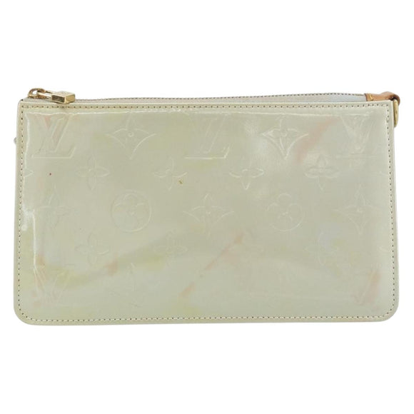 LOUIS VUITTON Monogram Vernis Lexington Accessory Pouch Gris M91056 Auth hk3460