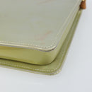 LOUIS VUITTON Monogram Vernis Lexington Accessory Pouch Gris M91056 Auth hk3460-7