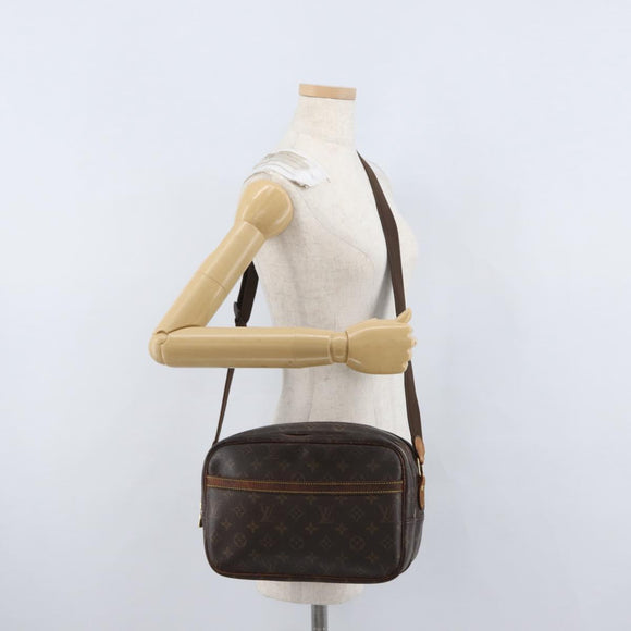 LOUIS VUITTON Monogram Reporter PM Shoulder Bag M45254 LV Auth hk3461