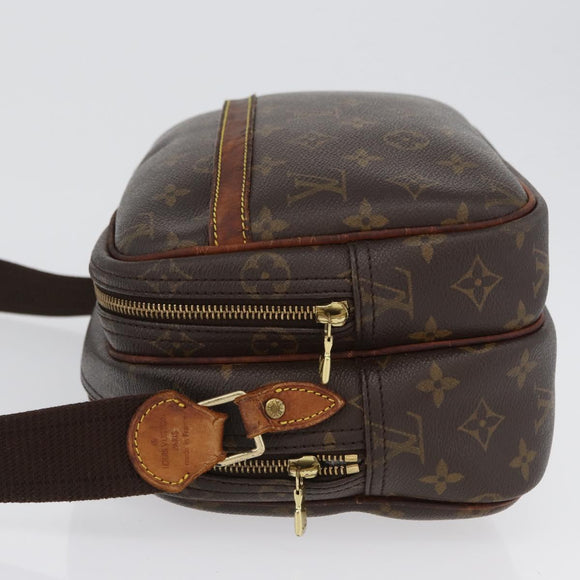 LOUIS VUITTON Monogram Reporter PM Shoulder Bag M45254 LV Auth hk3461