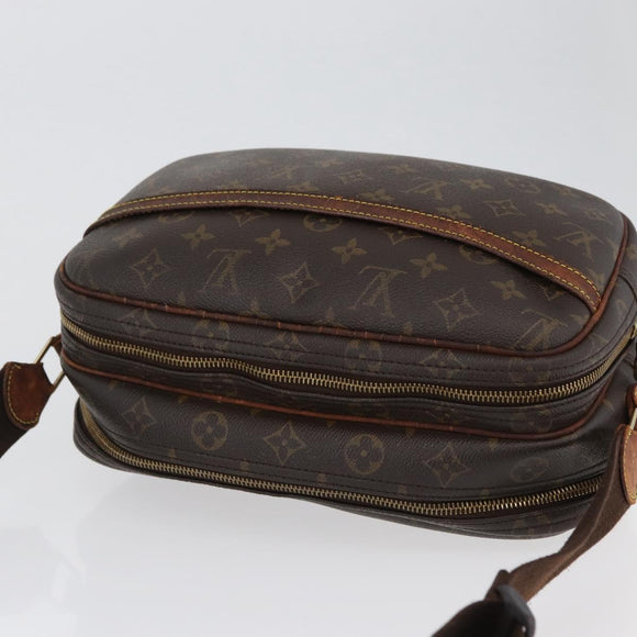 LOUIS VUITTON Monogram Reporter PM Shoulder Bag M45254 LV Auth hk3461