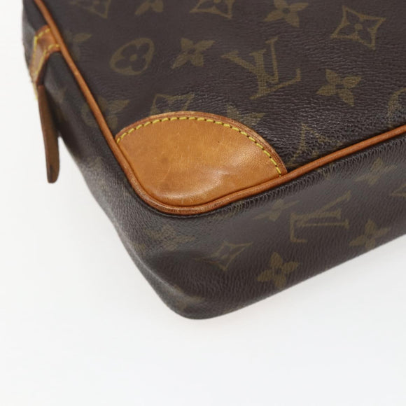 LOUIS VUITTON Monogram Compiegne 28 Clutch Bag M51845 LV Auth hk3464