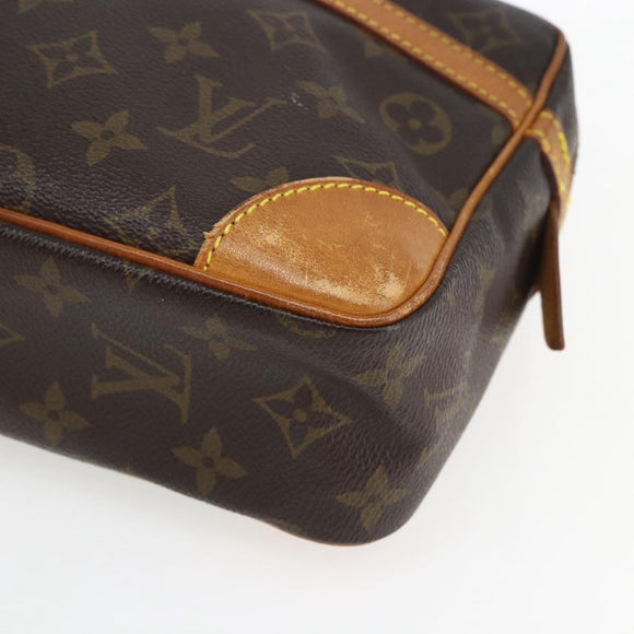LOUIS VUITTON Monogram Compiegne 28 Clutch Bag M51845 LV Auth hk3464