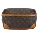 LOUIS VUITTON Monogram Compiegne 28 Clutch Bag M51845 LV Auth hk3465-2