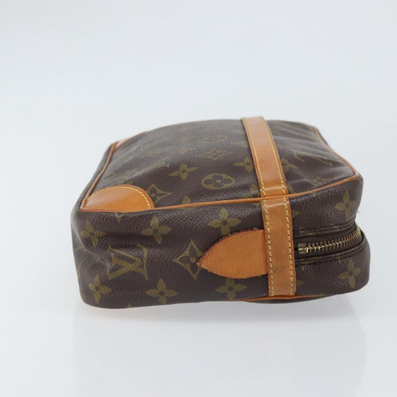LOUIS VUITTON Monogram Compiegne 28 Clutch Bag M51845 LV Auth hk3465