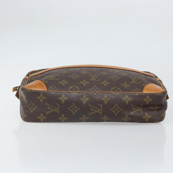 LOUIS VUITTON Monogram Compiegne 28 Clutch Bag M51845 LV Auth hk3465