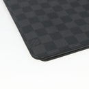 LOUIS VUITTON Damier Graphite Agenda Bureau Note Cover R20974 LV Auth hk3469-16
