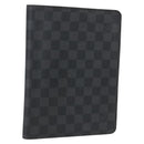 LOUIS VUITTON Damier Graphite Agenda Bureau Note Cover R20974 LV Auth hk3469-1
