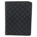 LOUIS VUITTON Damier Graphite Agenda Bureau Note Cover R20974 LV Auth hk3469-13