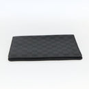LOUIS VUITTON Damier Graphite Agenda Bureau Note Cover R20974 LV Auth hk3469-3