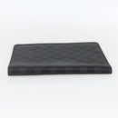 LOUIS VUITTON Damier Graphite Agenda Bureau Note Cover R20974 LV Auth hk3469-4