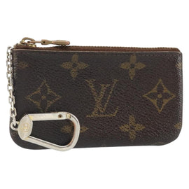 LOUIS VUITTON Monogram Pochette Cles Coin Purse M62650 LV Auth hk3472
