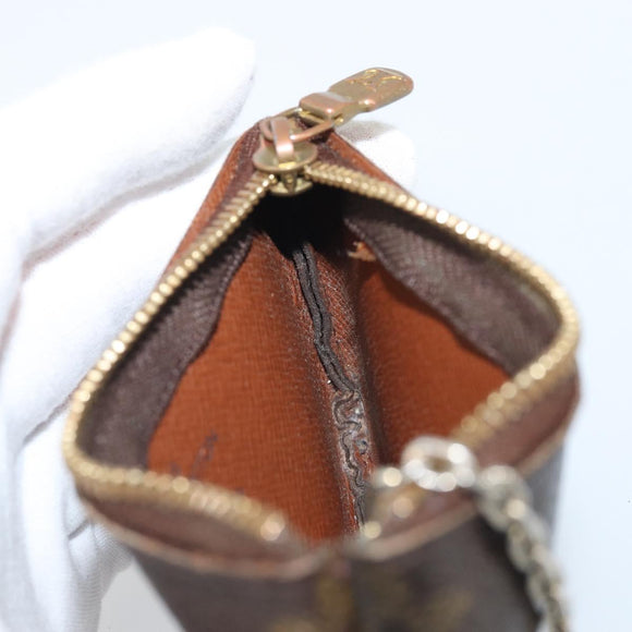 LOUIS VUITTON Monogram Pochette Cles Coin Purse M62650 LV Auth hk3472