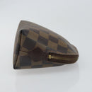 LOUIS VUITTON Damier Ebene Pochette Cosmetic PM Pouch N47516 LV Auth hk3473-3