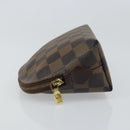 LOUIS VUITTON Damier Ebene Pochette Cosmetic PM Pouch N47516 LV Auth hk3473-4