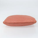 BOTTEGA VENETA INTRECCIATO Hobo Hand Bag Leather Pink Gold Auth hk3480A-5