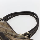 GUCCI GG Crystal Tote Bag Coated Canvas Gold Beige 223964 Auth hk3494-8