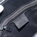 GUCCI GG Canvas Handtasche Schwarz Silber 110292 Auth hk3496-17