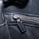 GUCCI GG Canvas Hand Bag Black Silver 110292 Auth hk3496-20