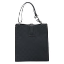 GUCCI GG Canvas Handtasche Schwarz Silber 110292 Auth hk3496-2