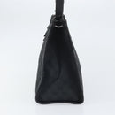 GUCCI GG Canvas Handtasche Schwarz Silber 110292 Auth hk3496-3