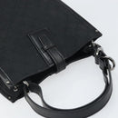 GUCCI GG Canvas Handtasche Schwarz Silber 110292 Auth hk3496-6