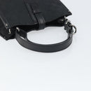 GUCCI GG Canvas Handtasche Schwarz Silber 110292 Auth hk3496-7