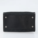 GUCCI GG Canvas Handtasche Schwarz Silber 110292 Auth hk3496-5