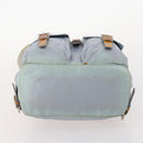 PRADA Backpack Nylon Light Blue Silver Auth hk3498A-5