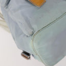 PRADA Backpack Nylon Light Blue Silver Auth hk3498A-17