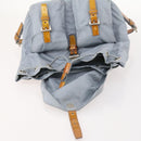 PRADA Backpack Nylon Light Blue Silver Auth hk3498A-23